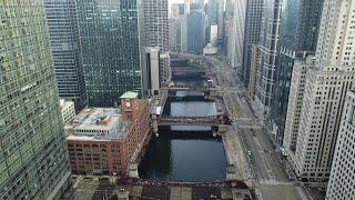 Downtown Chicago River Cruise 4K Tour, Illinois USA