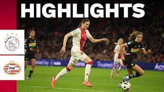 Highlights Ajax Vrouwen - PSV | Azerion Vrouwen Eredivisie