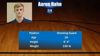 Aaron Hahn BBall Highlights 2017 2018