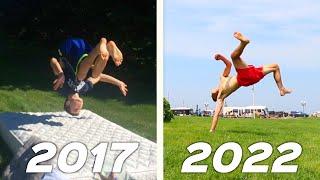 MY 5 YEARS OF FLIPPING PROGRESSION! (2017-2022)