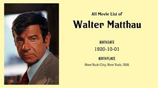 Walter Matthau Movies list Walter Matthau| Filmography of Walter Matthau