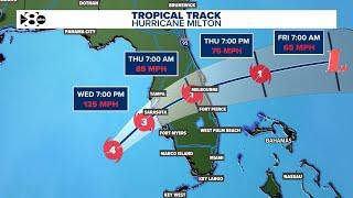 Hurricane Milton live landfall tracker | Radar, projected path, latest models