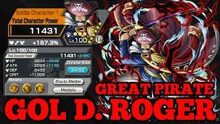 GOL D. ROGER GREAT PIRATE GAMEPLAY | ONE PIECE BOUNTY RUSH | OPBR