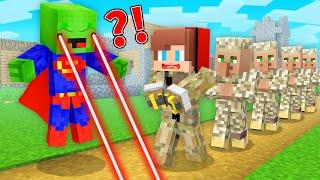 Why Mikey Superman Arrest Military JJ And Villagers in Minecraft? (Maizen)