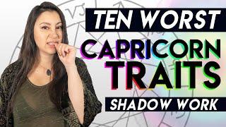 Worst Traits of Capricorn | Shadow Aspect | Astrology Shadow Work | Steph Prism