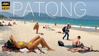 4K  Patong Beach in Phuket. Thailand 2023