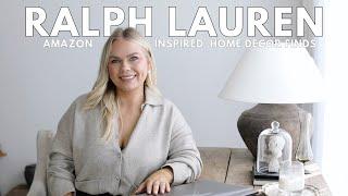 Ralph Lauren Amazon Inspired Home Decor | Amazon Home Decor Haul | Amazon Home Decor Must Haves.