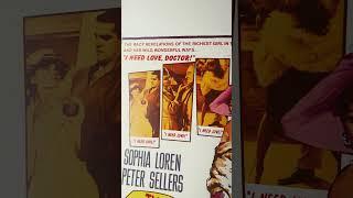 Found Rare Movie Posters for $1.00 each!! Beautiful Lithograph 1960 The Millionairess Sophia Loren