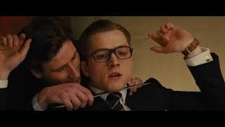 pre-climax fight scene in Kingsman the secret service