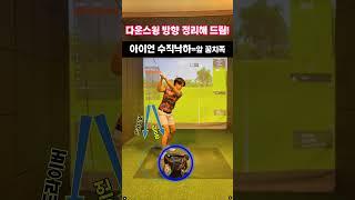 드라이버&아이언 낙하 방향 정리해 드림!