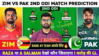 ZIM vs PAK Dream11, ZIM vs PAK Dream11 Prediction, Zimbabwe vs Pakistan ODI Dream11 Team Today