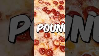 This is the largest slice of pizza #hungry #viral #video