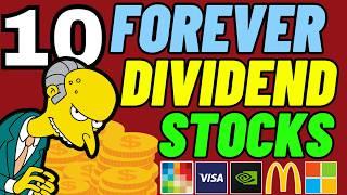 10 BUY And Hold FOREVER Dividend Stocks!