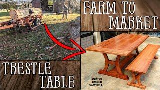 Farm To Market Trestle Table