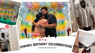 Chandu Birthday ఇలా చేశాను || Husband Birthday Celebrations || USA Telugu Vlogs || Chaithri Stories