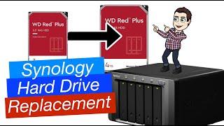 Synology Hard Drive Replacement to a Bigger One