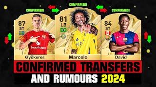 FIFA 25 | NEW CONFIRMED TRANSFERS & RUMOURS!  ft. Marcelo, Gyokeres, David... etc