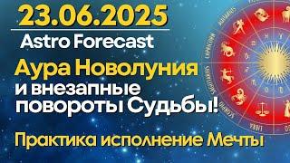 23 июня: Аура Новолуния и Повороты Судьбы! Практика "Исполнение Мечты"