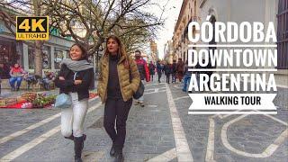 Córdoba Downtown Argentina Walking Tour | 4K Walk UHD