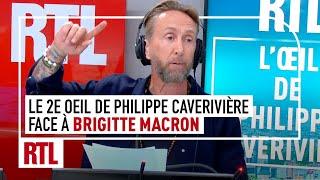 Philippe Caverivière face à Brigitte Macron