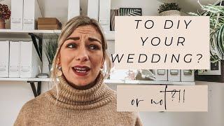 To DIY Or Not To DIY Your Wedding