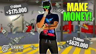 How I Make *MONEY* Everyday In Grand RP! Get Rich Fast In Grand RP | Easy Money Grand RP | GTA 5 RP