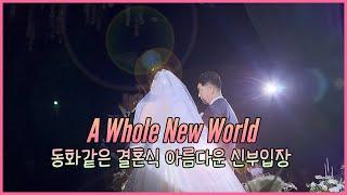 알라딘 A Whole New World 부산 결혼식 이벤트업체