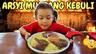 ARSYI MUKBANG NASI KEBULI JORDAN SAMPAI KETIDURAN KEKENYANGAN‼️ARSYI MUKBANG