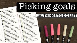 101 Things List  How I pick 101 things to do