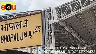 NON STOP Train Announcements BHOPAL Railway Station 12 Trains Announcement Back to Back - IRFCA/MSTS