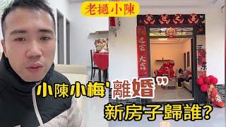 【老撾小陳】小陳的臉被小梅抓破了？小陳小梅離婚後，新房子怎麼辦？