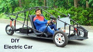 How to Make  Electric Car at Home ( T-Rex)