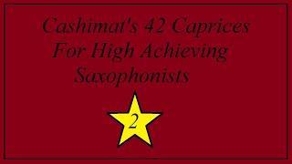 #2 - Forty Two Contemporary Saxophone Caprices by Cashimat