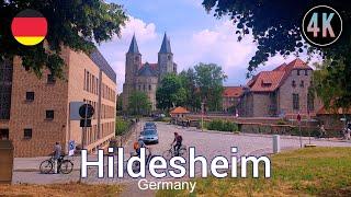 Walking tour in Hildesheim Germany 4k 60fps (️2023)