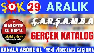 ŞOK 29 Aralık 2021 Aktüel Ürünler Kataloğu - Şok markette bu hafta - Şok da bu çarşamba