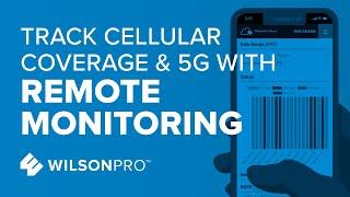 Monitor Cellular Signal and 5G Performance, Anywhere | WilsonPro