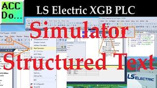 XGB PLC Simulator Structured Text (ST)