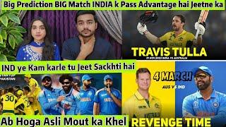 INDIA v AUSTRALIA Rivalry Biggest CLASH Semi Final PAK Public Prediction Kon Jeetay ga ?