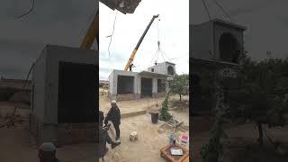 Precast concrete home Installation || readymade concrete home #precastconcrete #readymady #civil