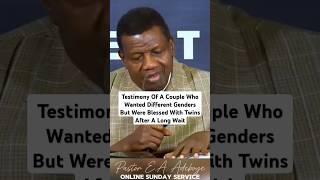 Testimony Of A Couple Who Wanted Different Genders But Were Blessed With Twins After A Long Wait.