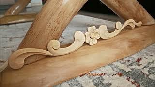 How to make decorative wood appliques for furniture - WoodCarving