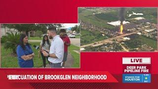 'I got so scared' | Residents near Deer Park pipeline fire said they heard an explosion and could fe