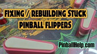 Fixing stuck flippers on a Stern Trident (early solid state pinball)