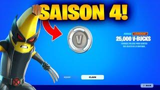 COMMENT AVOIR DES V-BUCKS GRATUIT EN SAISON 4! (Fortnite)