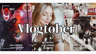 Day in my life -Halloween treats, Halloween light show, shopping, movies and more ‍⬛