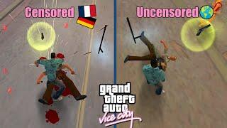 Censored VS Uncensored Version Comparison | GTA Vice City