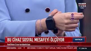 Prof. Dr Hasan Guclu presented Tsingoal social distancing device on Haberturk TV