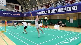 2023 제10회 OBS 전국 배드민턴 대회 45혼복A 강호열 박명성 VS 박정철 오미영