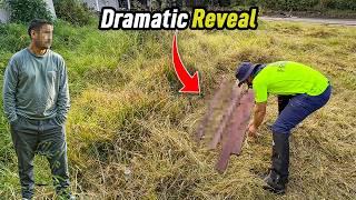 Couple was STUNNED with What I FOUND BURIED under this Overgrown Grass, Wait until you see this!