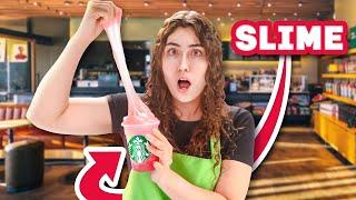 I turned every STARBUCKS DRINK into SLIME!